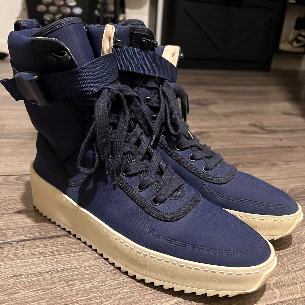 Fear of God x Kith Military sneakers boots